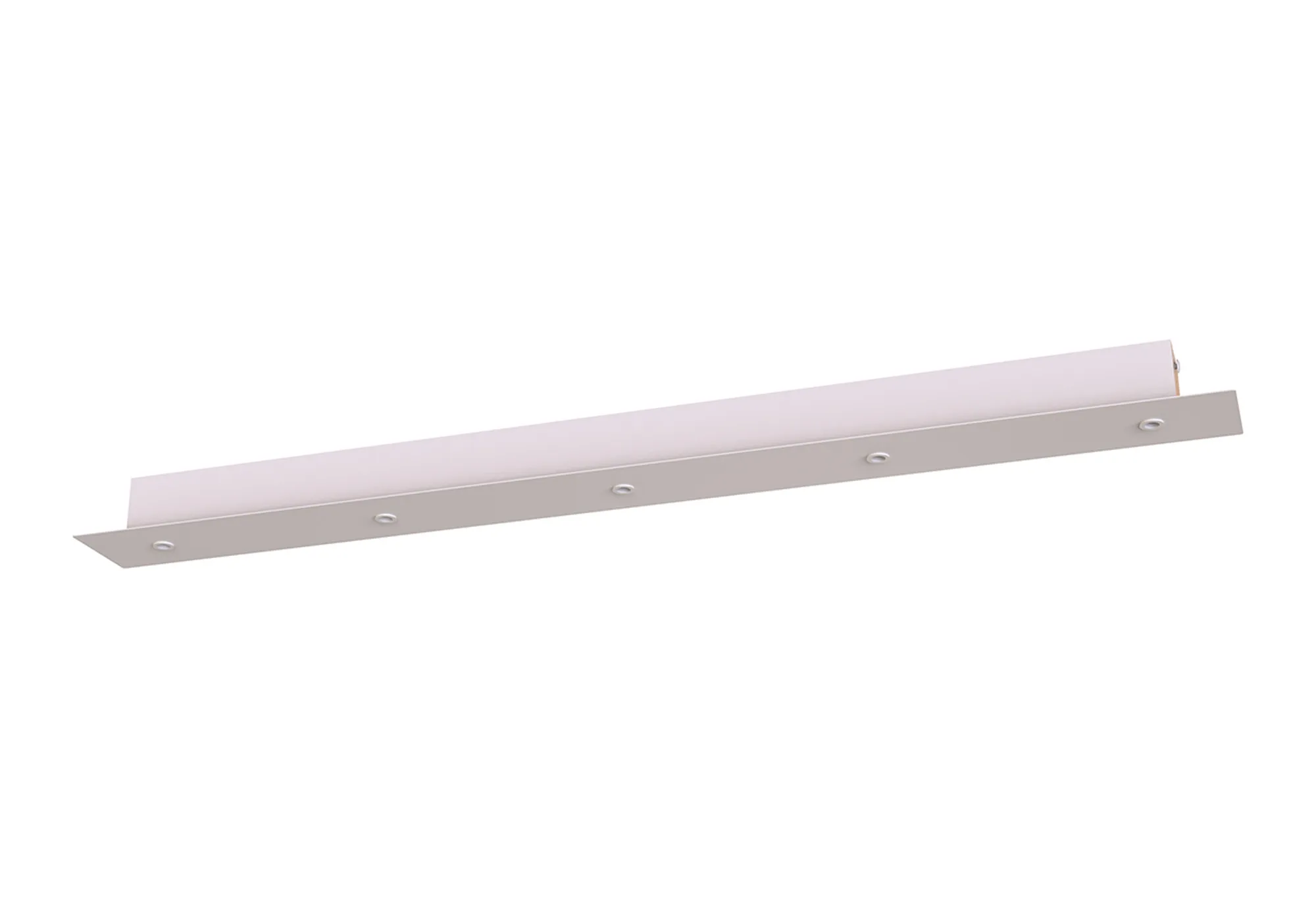M9382  Modular 90 x 8cm Linear 5 DC Plug Canopy/Ceiling Rose Kit (FRAME ONLY) (Excluding Driver), White